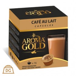Aroma Gold CAFÉ AU LAIT Dolce Gusto®* kapsulės, 16 kaps.