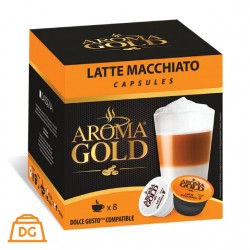 Aroma Gold LATTE MACCHIATO Dolce Gusto®* kapsulės, 16 kaps.