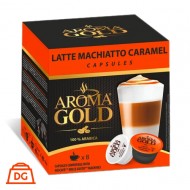 Aroma Gold LATTE MACCHIATO CARAMEL Dolce Gusto®* kapsulės, 16 kaps.