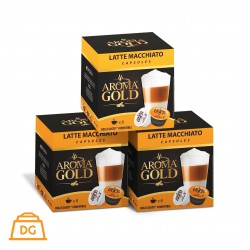 Aroma Gold LATTE MACCHIATO Dolce Gusto®* kapsulės, 3 x 16 kaps.