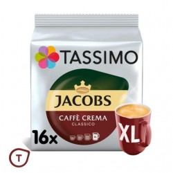 Jacobs CAFFÉ CREMA CLASSICO XL Tassimo kapsulės, 16 kaps.