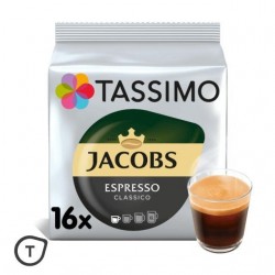 Jacobs ESPRESSO CLASSICO Tassimo kapsulės, 16 kaps.