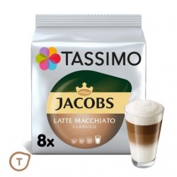 Jacobs LATTE MACCHIATO CLASSICO Tassimo kapsulės, 8 kaps.
